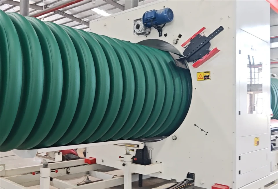 Horizontal Type Single Wall/Double Wall Corrugated Pipe Machine factory